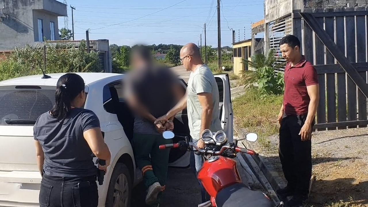 EM MACAPÁ, POLÍCIA CIVIL PRENDE INDIVÍDUO CONDENADO JUDICIALMENTE PELAS PRÁTICAS DOS CRIMES DE HOMICÍDIO E ROUBO